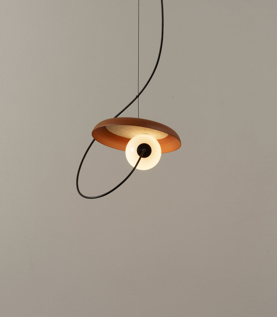 Milan Wire 24 Pendant Light in Mettalic Copper