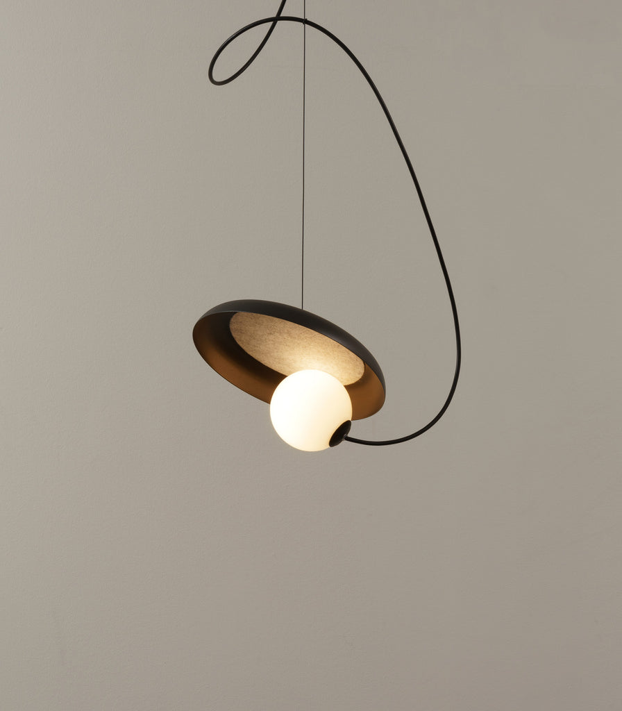 Milan Wire 24 Pendant Light in Anthracite