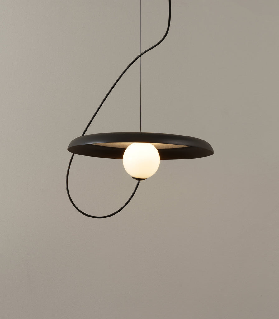 Milan Wire 38 Pendant Light in Anthracite