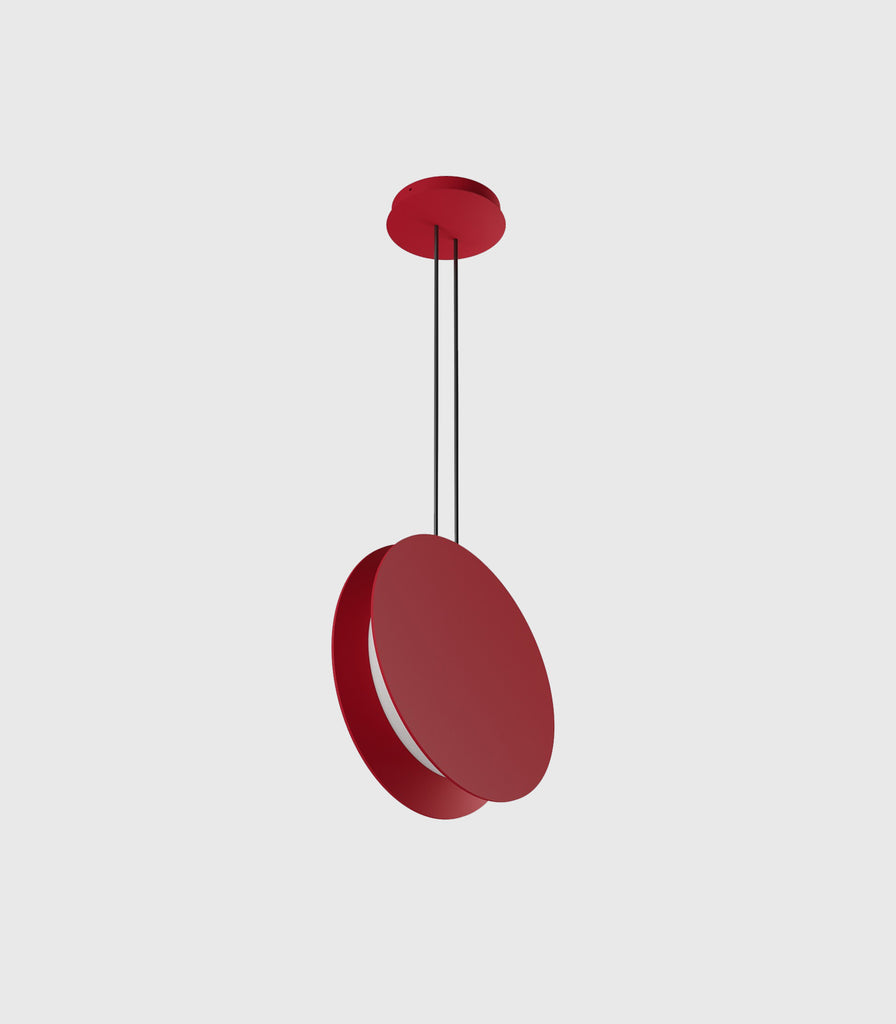 Linea Light Yo-Yo Pendant Light in Red
