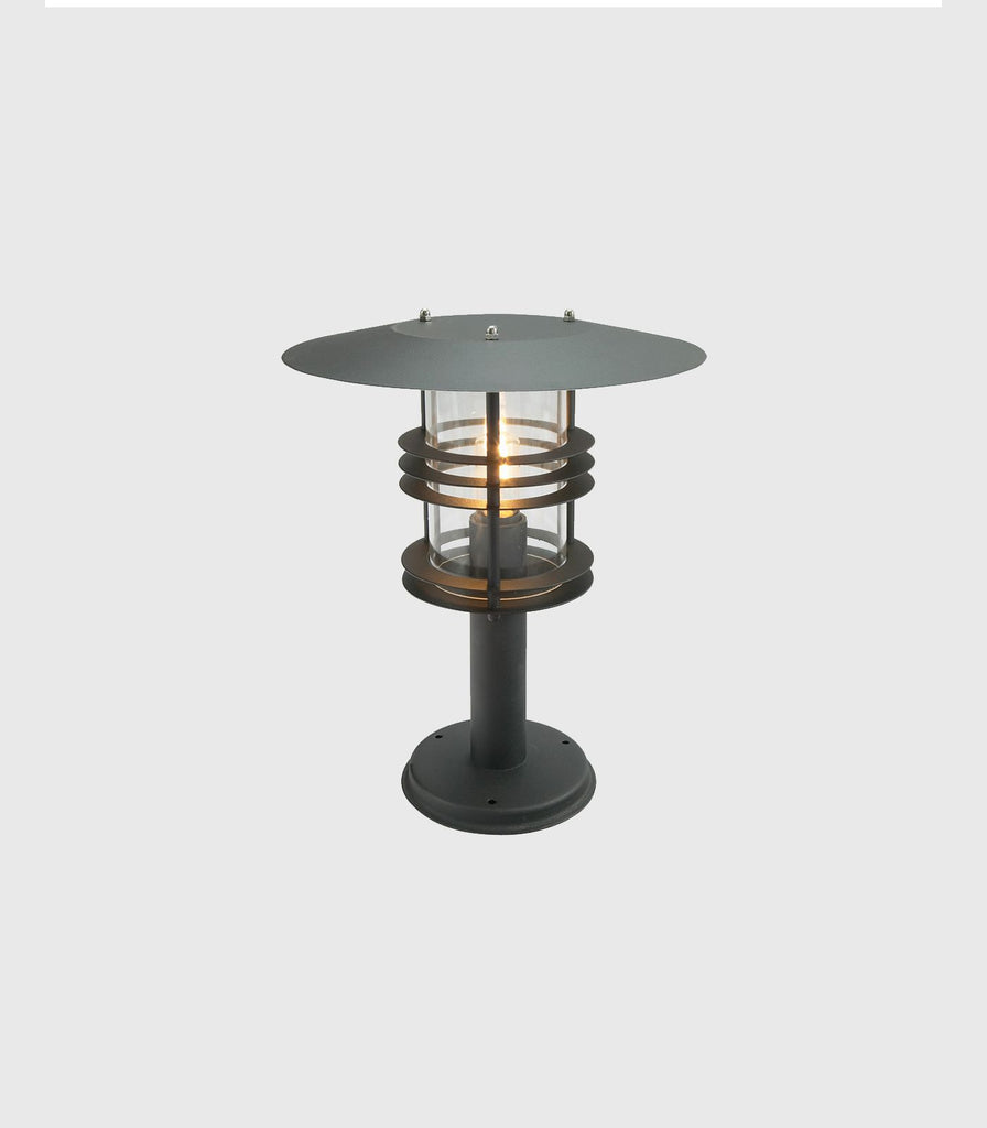 Norlys Stockholm Shade Bollard Light in Medium/Black