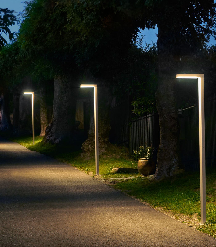 Norlys Asker Pole Light featured within a outdoor space