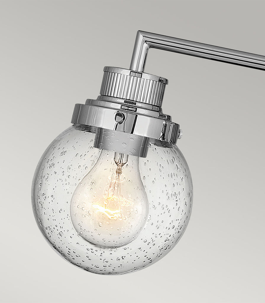 Elstead Poppy 3lt Wall Light in Polished Chrome closeup