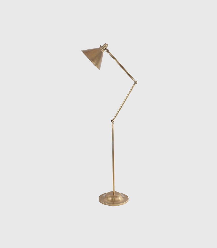 Elstead Provence Floor Lamp in Aged Brass