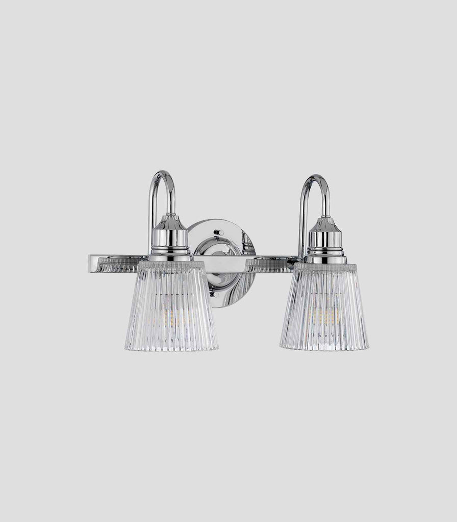 Elstead Addison 2lt Wall Light in Polished Chrome