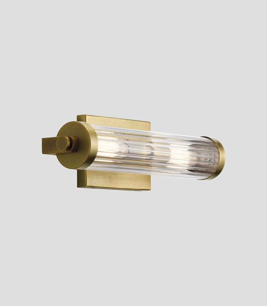 Elstead Azores 2lt Wall Light in Natural Brass