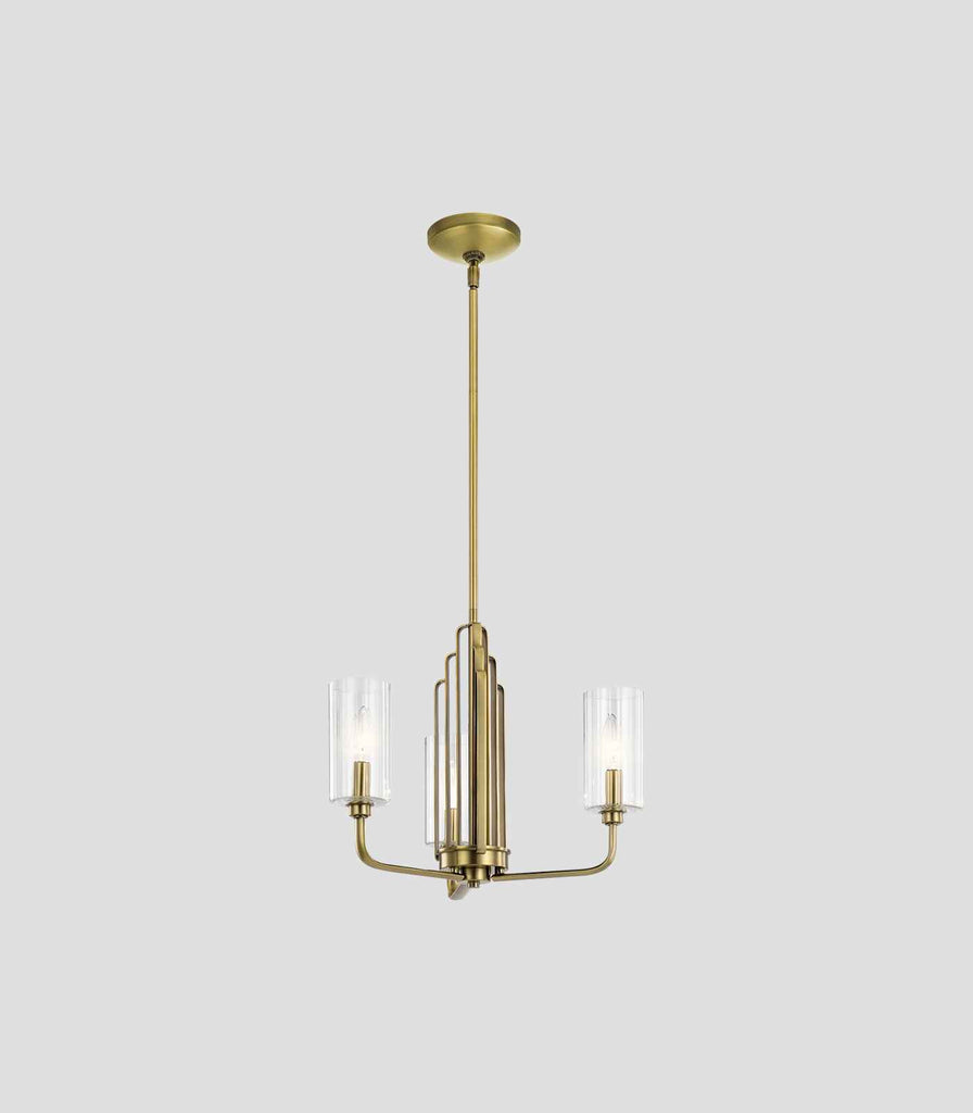 Elstead Kimrose 3lt Chandelier in Brushed Brass