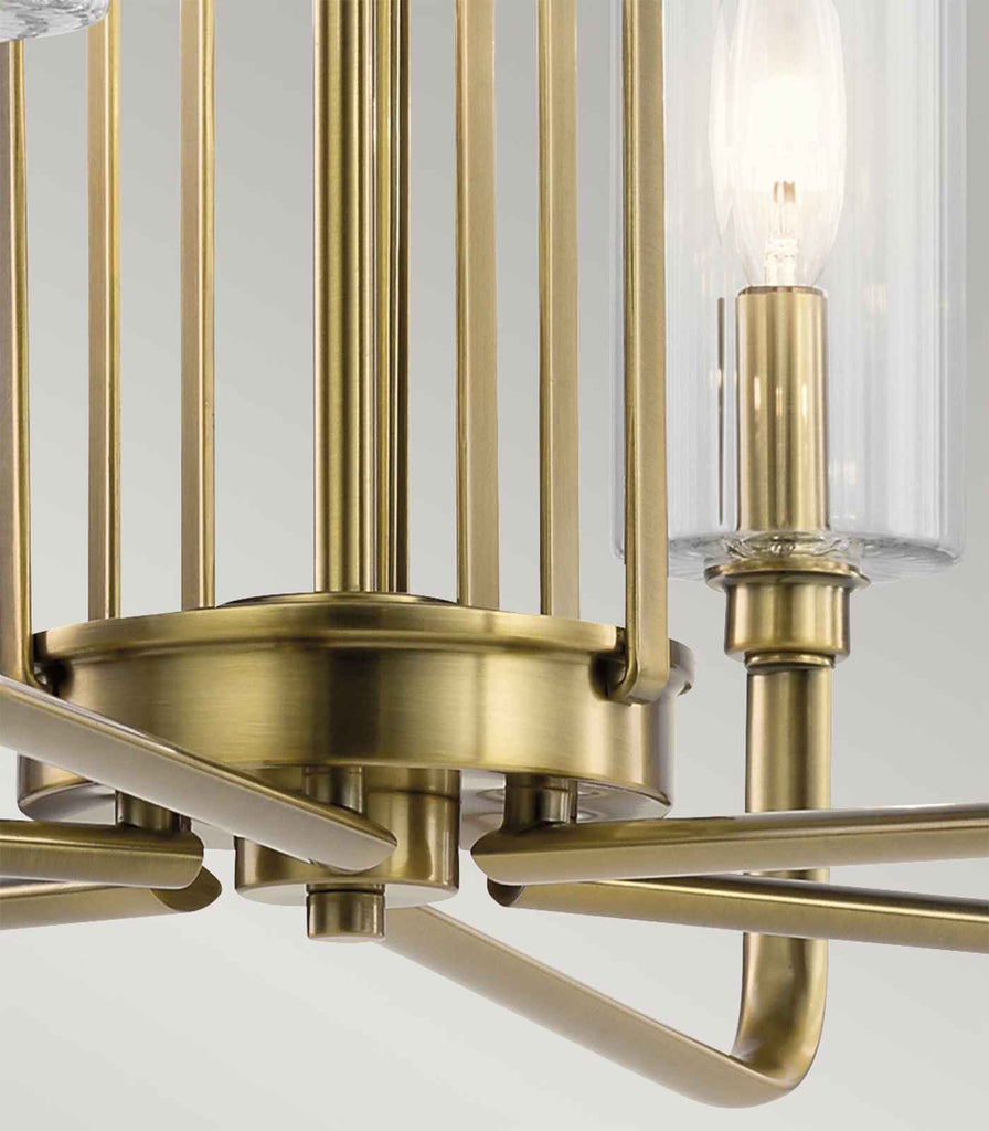 Quintiesse Kimrose 6lt Chandelier featured within interior space