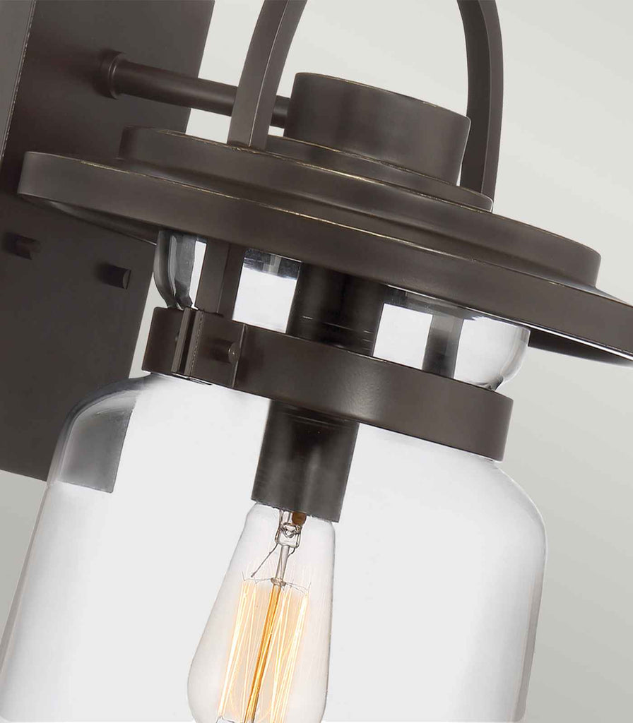 Elstead Lasalle Lantern Wall Light in Medium size closeup