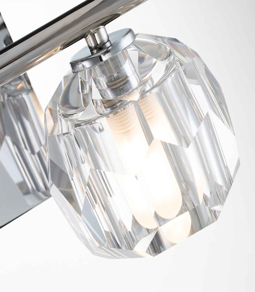 Elstead Regalia 2lt Wall Light in Polished Chrome closeup