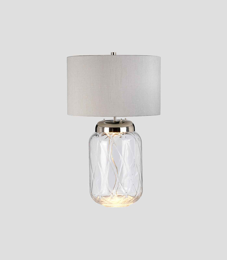 Elstead Sola Large Table Lamp in Titanium Silver