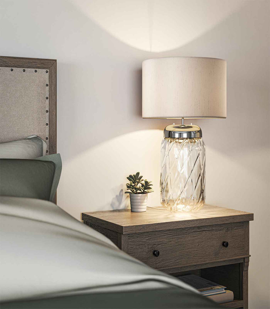 Elstead Sola Large Table Lamp featured within interior space