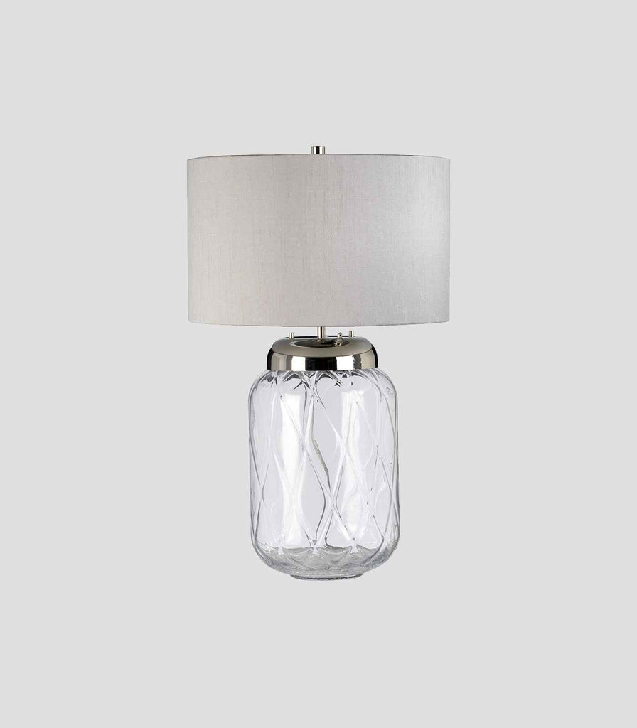 Elstead Sola Large Table Lamp in Titanium Silver