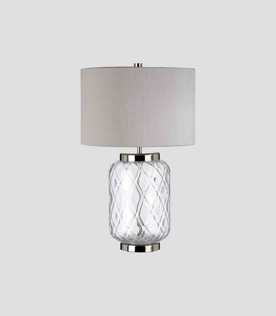 Elstead Sola Table Lamp in Titanium Silver