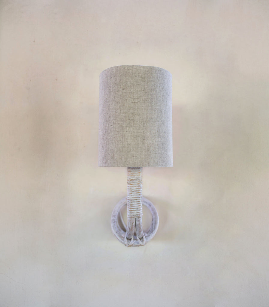 Gypset Cargo Rio Wall Light in WhiteWash/Natural