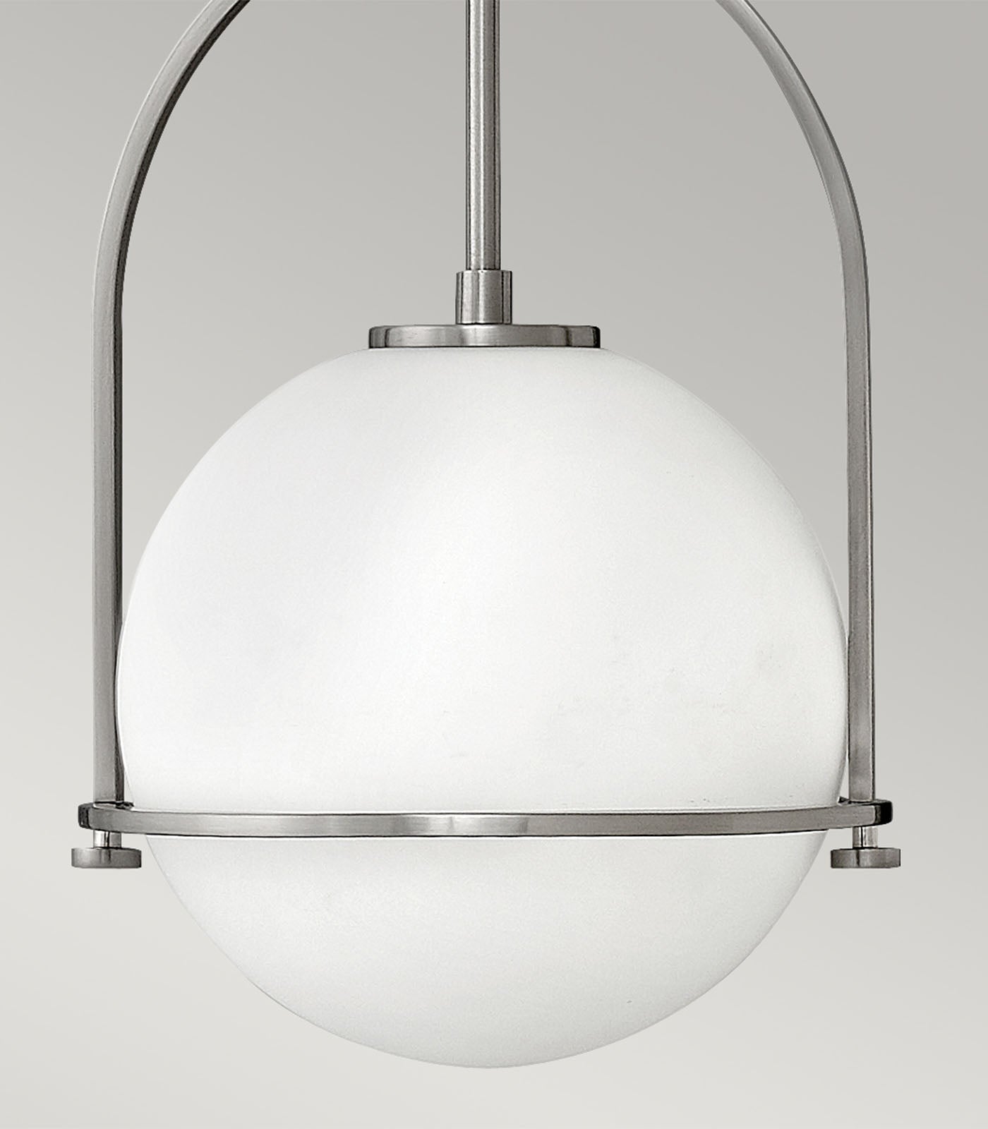 Black and brushed clearance nickel pendant light