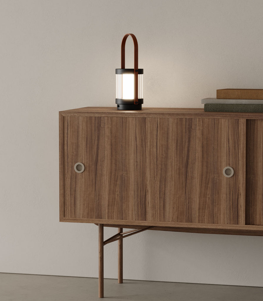 Aromas Bally Table Lamp featured within interior space