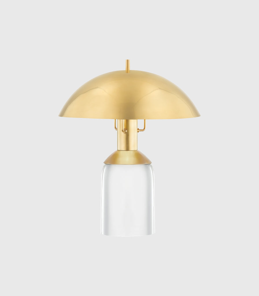 Hudson Valley Bayside Table Lamp in Aged brass