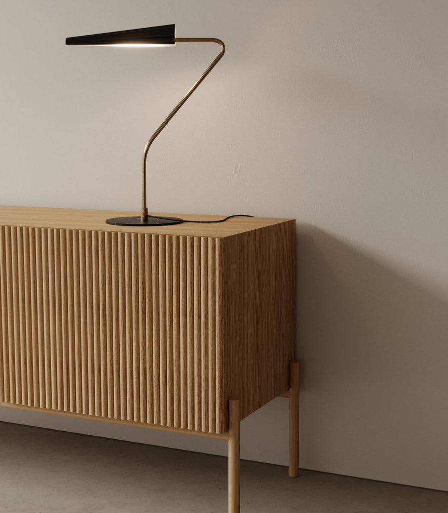 Aromas Bion Table Lamp featured within interior space