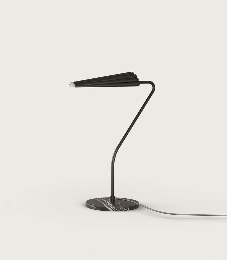 Aromas Bion Table Lamp in Matte Black/Matte Black