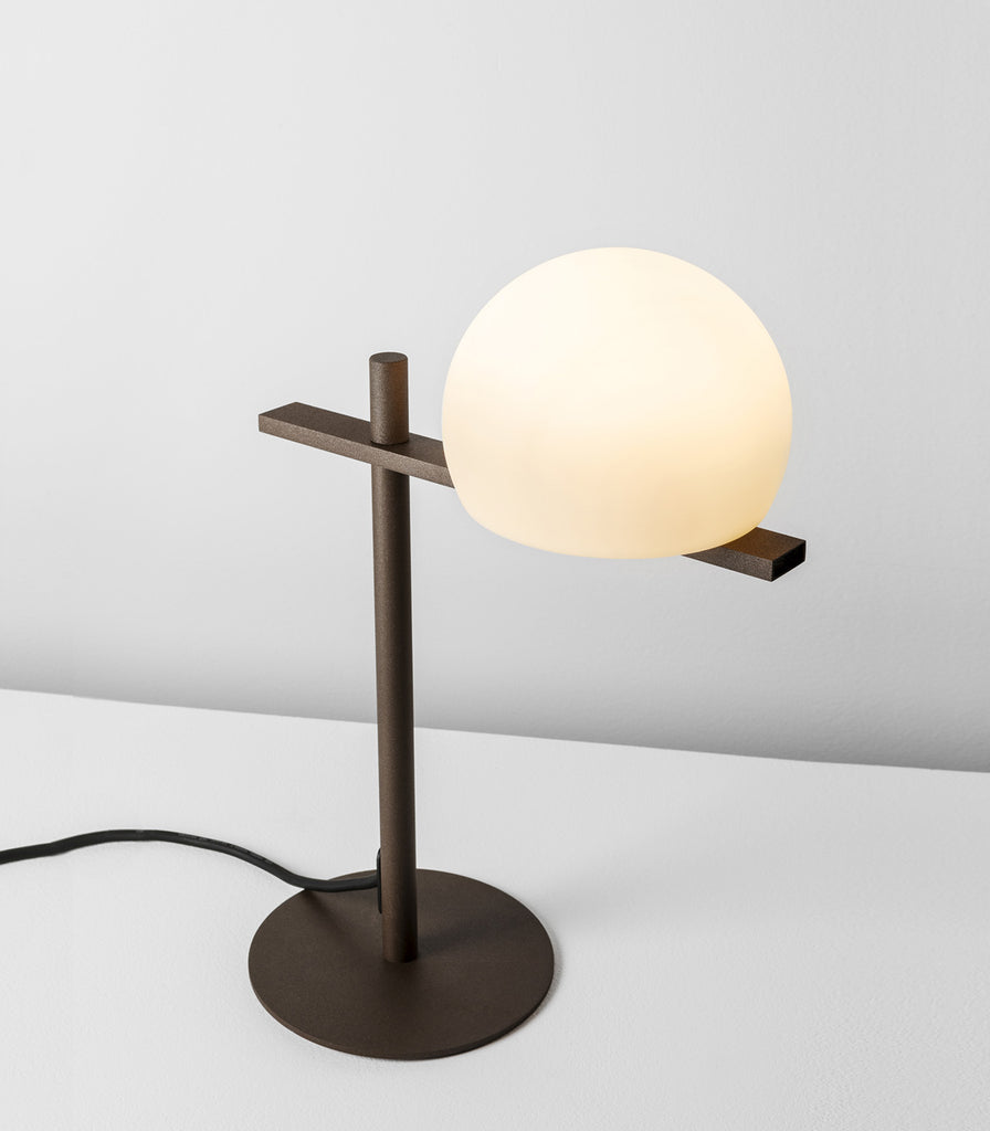 Estiluz Circ Outdoor Table Lamp in Black