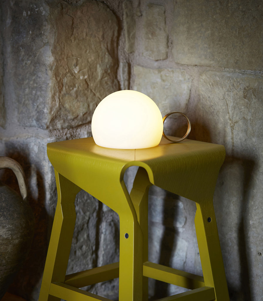 Estiluz Circ Ring Table Lamp featured within interior space