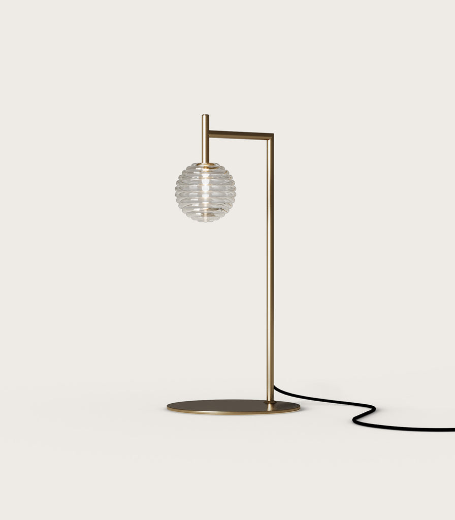 Aromas Doul Table Lamp in Aged Gold