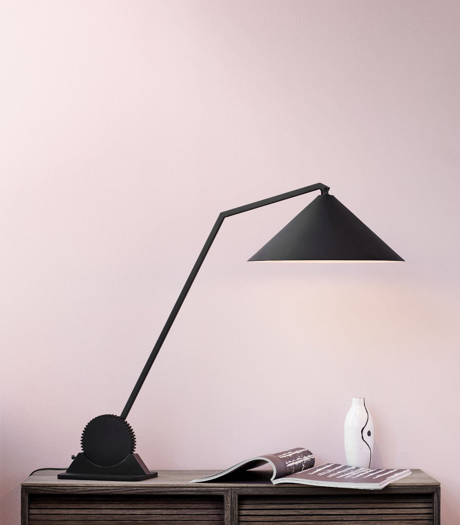Northern Gear Single Table Lamp featured over table