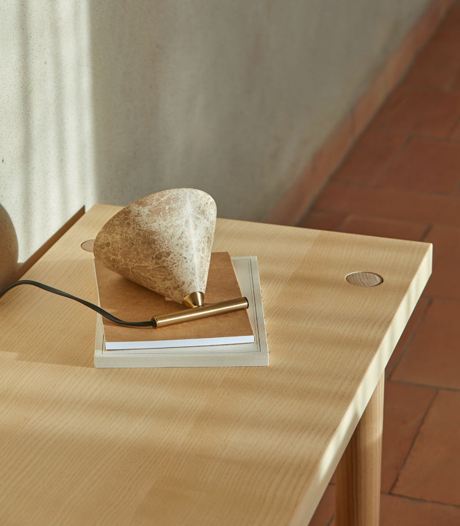 Aromas Iconic Table Lamp placed over table