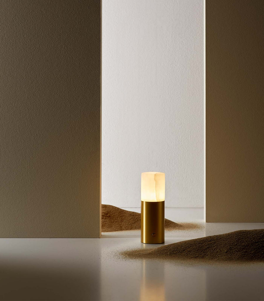Aromas Lind Table Lamp featured within a interior space