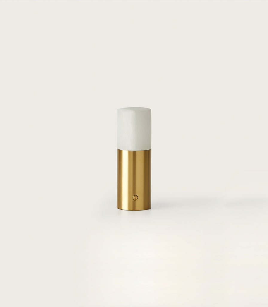 Aromas Lind Table Lamp in Matte Brass