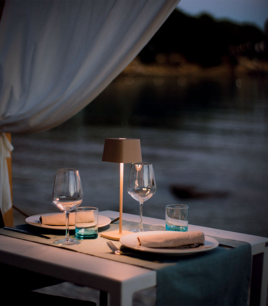 Ai Lati Ofelia Table Lamp featured within outdoor space