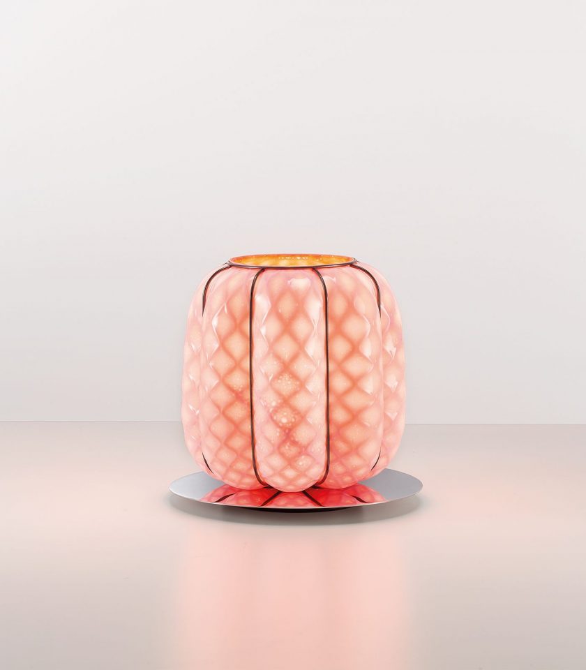 Nest Table Lamp in Orange