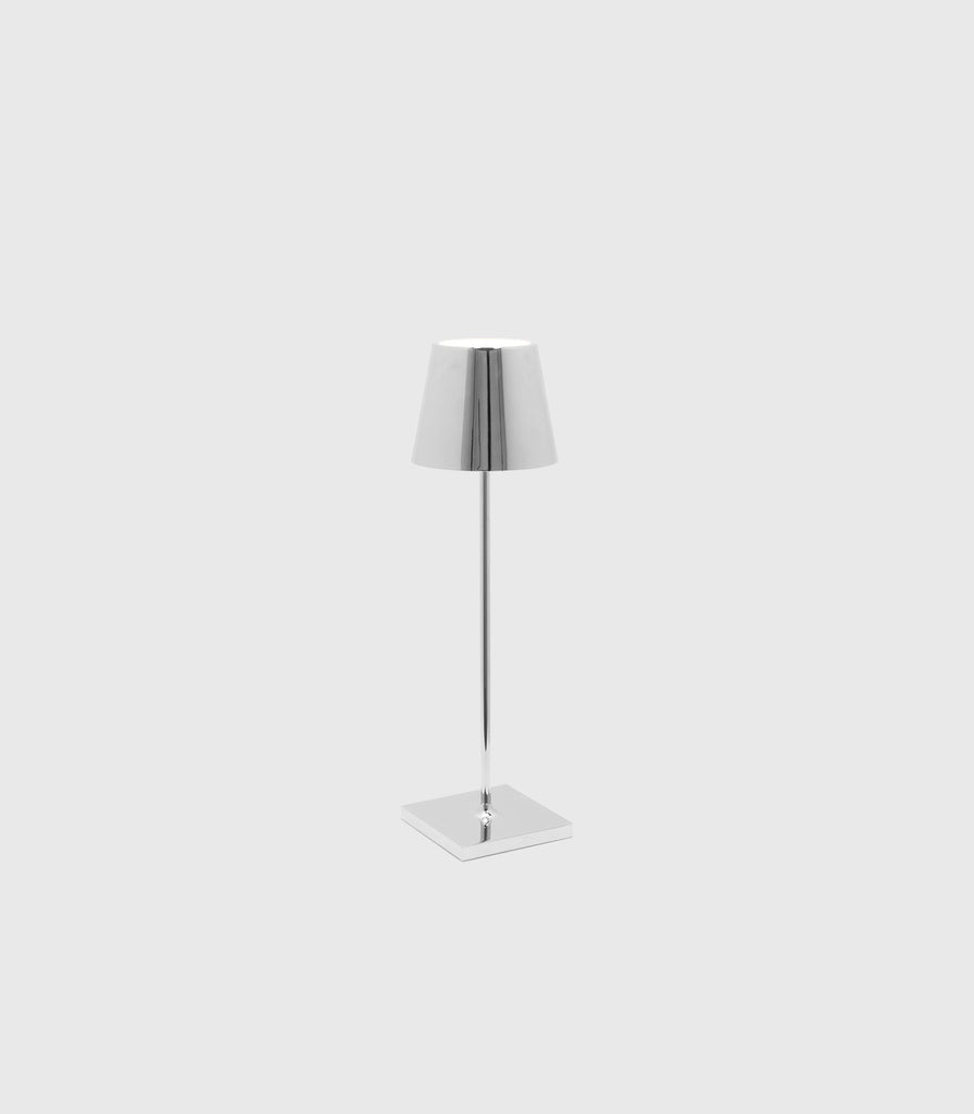 Ai Lati Poldina Metallic Table Lamp in Glossy Chrome