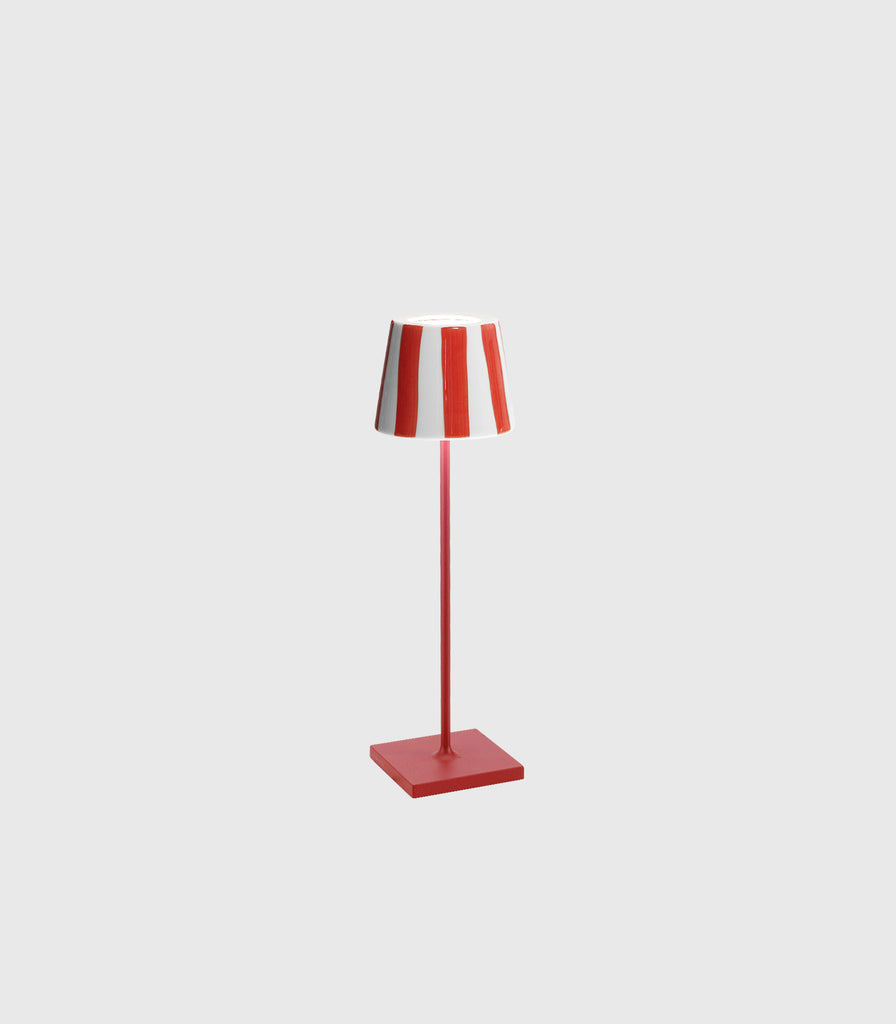 Ai Lati Poldina Lido Table Lamp in Red 