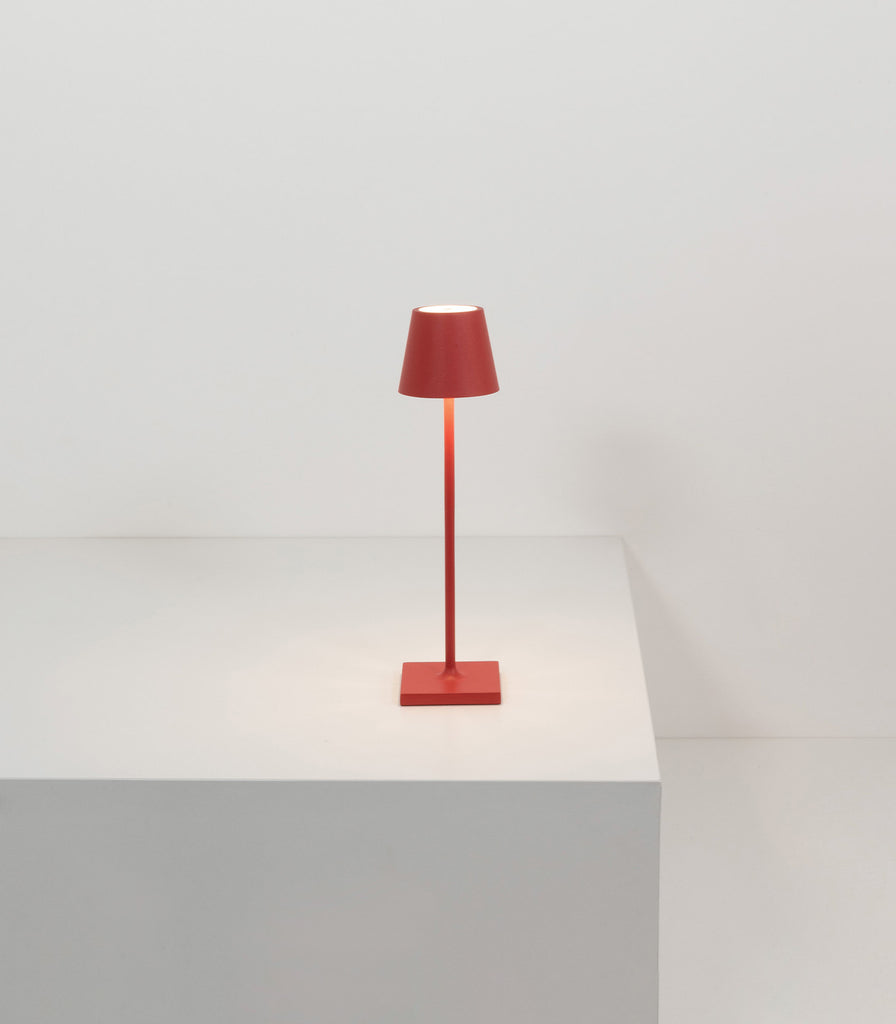 Ai Lati Poldina Micro Table Lamp in Red