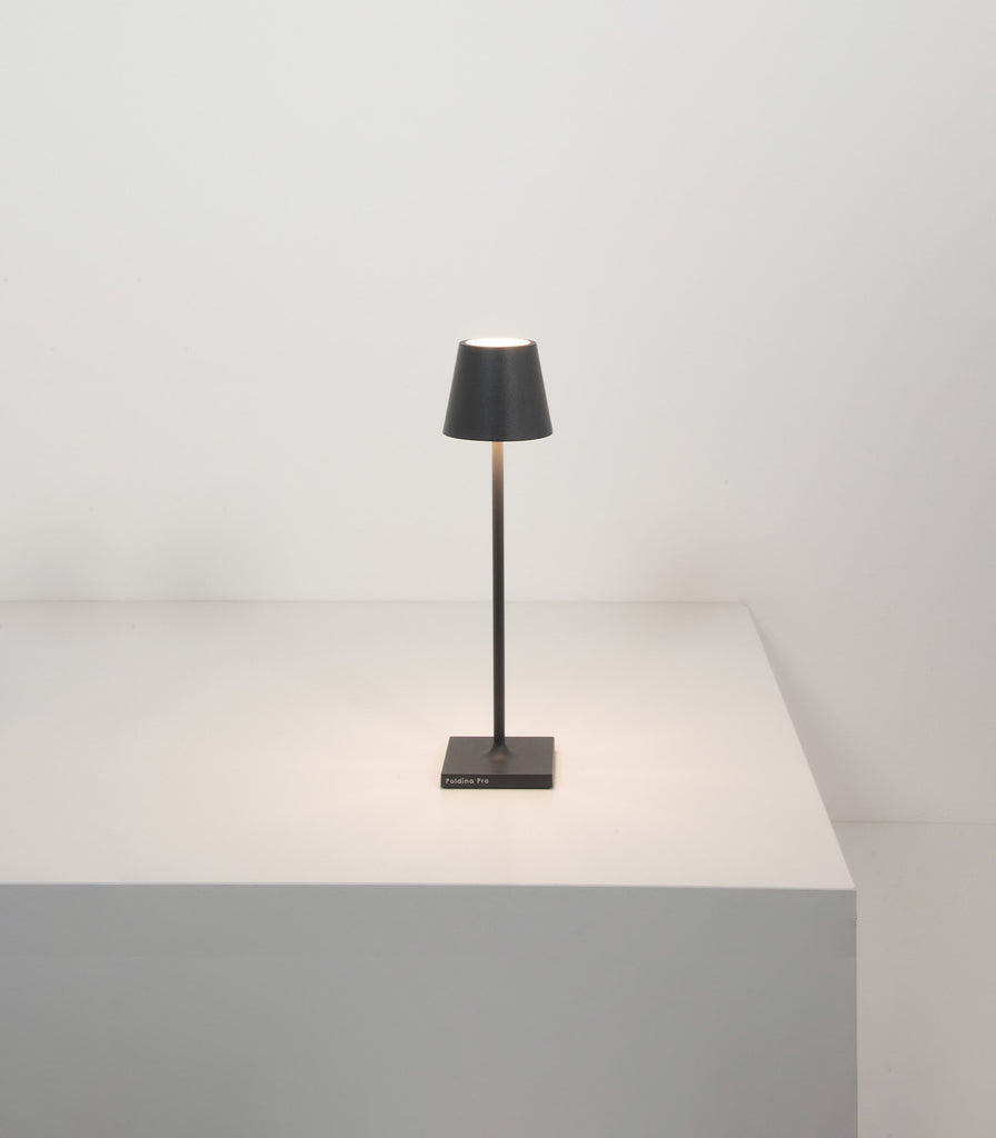 Ai Lati Poldina Micro Table Lamp in Dark Grey