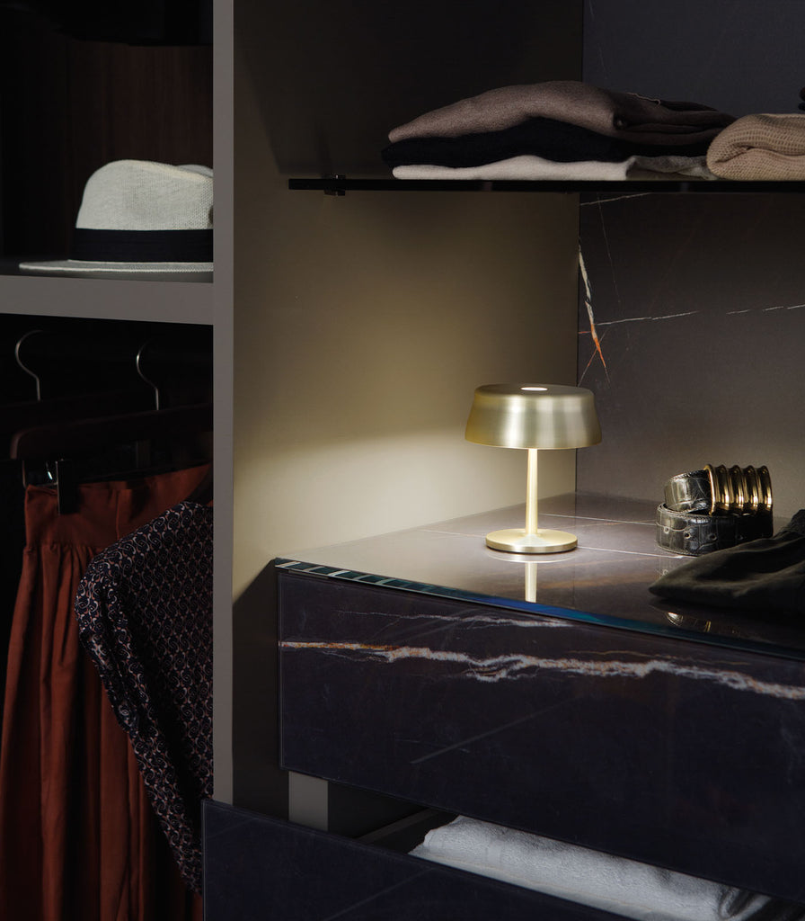 Ai Lati Sister Mini Table Lamp featured within interior space