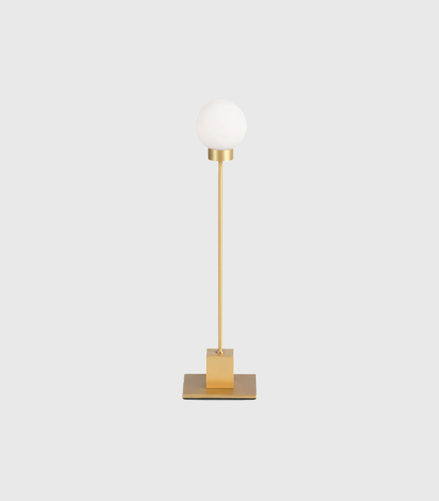 Northern Snowball Table Lamp in Brass