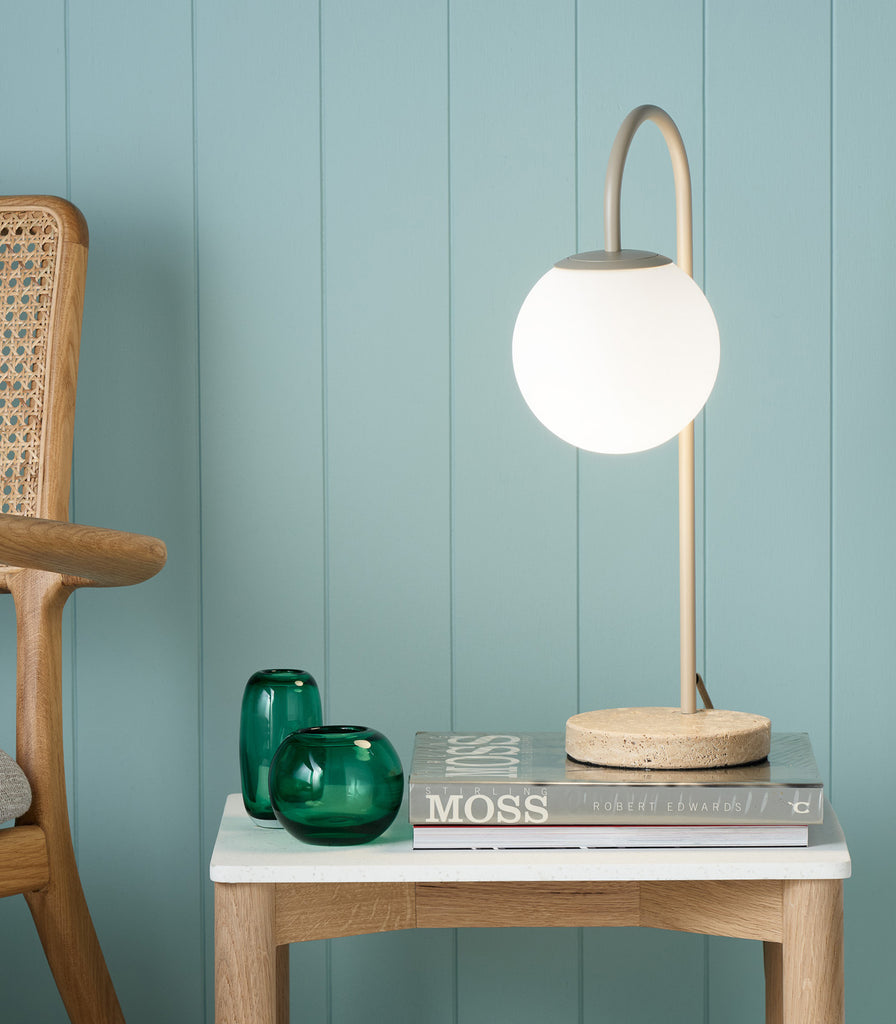 Mayfield Mintu Table Lamp featured within interior space