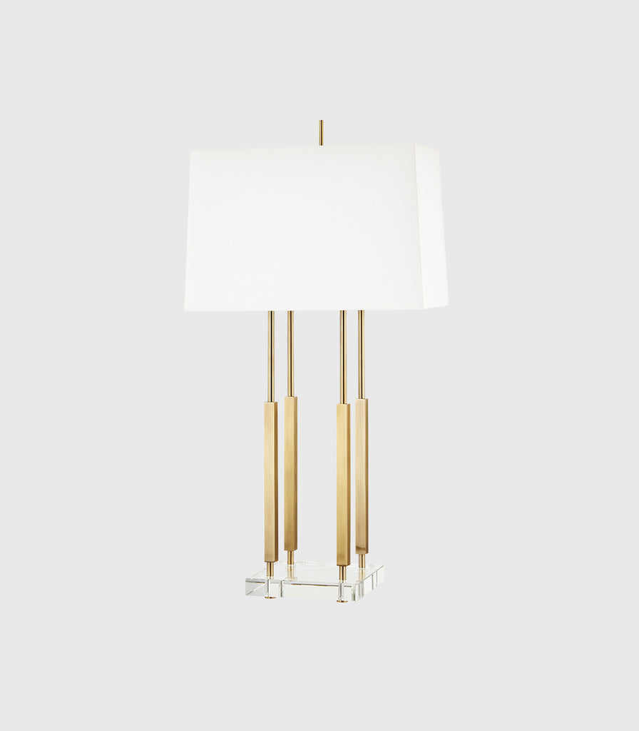 Hudson Valley Rhinebeck Table Lamp in Aged Brass