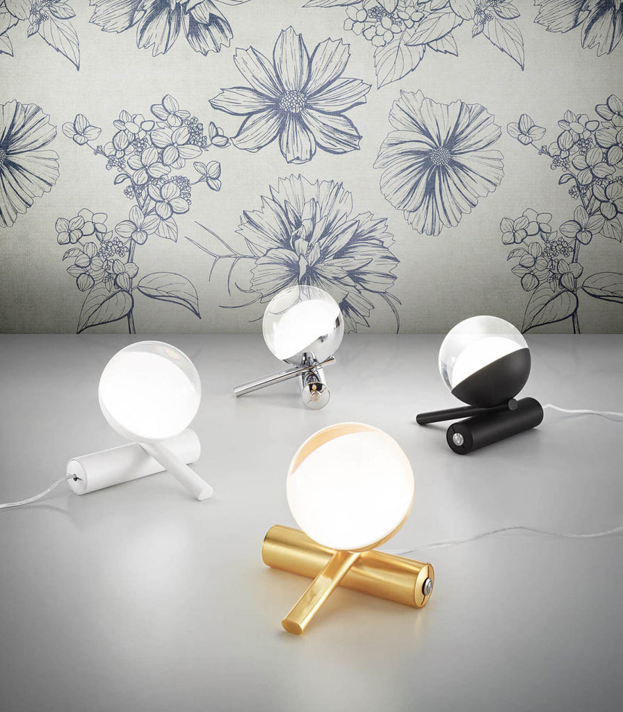 Linea Light Rossini Table Lamp featured within interior space