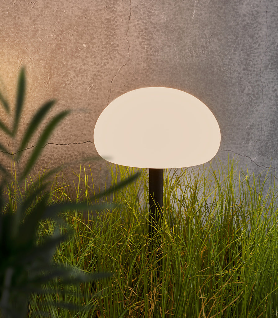 Nordlux Sponge Table Lamp featured within outdoor space
