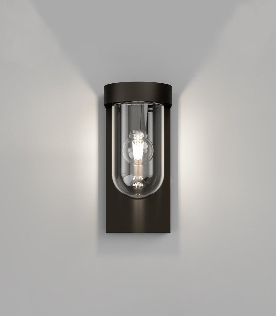 Lighting Republic Tuva Wall Light clear round glass front view
