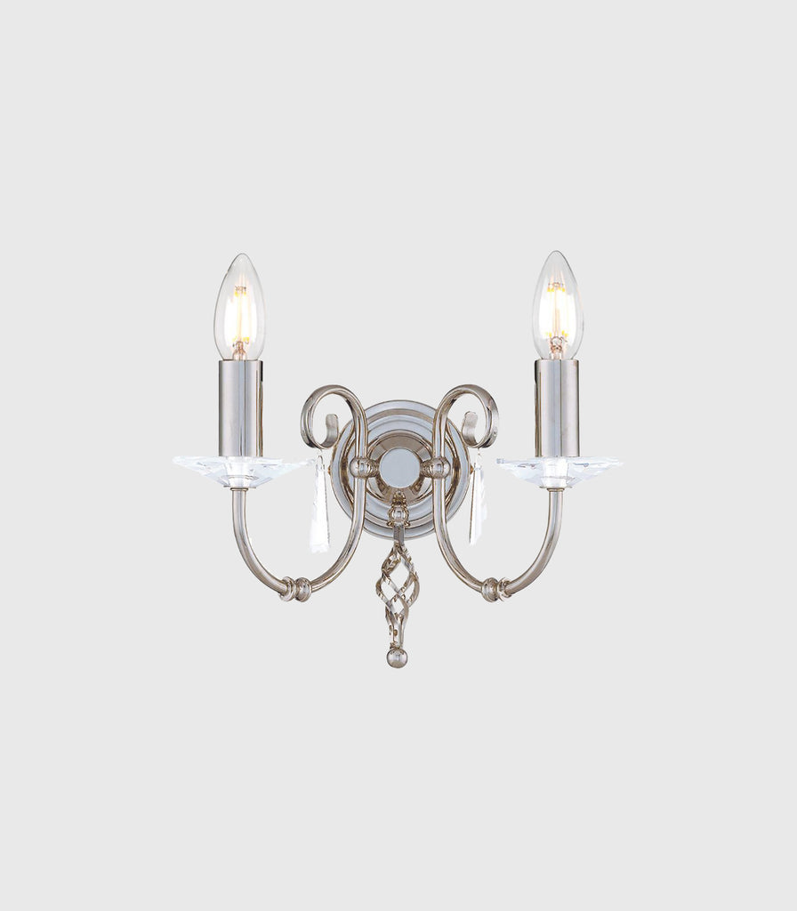 Elstead Aegean Wall Light in 2 Light/Polished Nickel