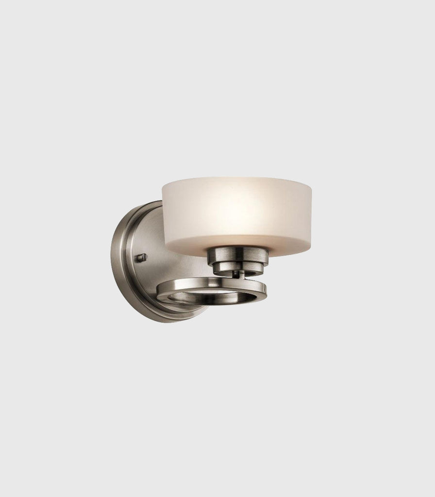 Elstead Aleeka Wall Light in Classic Pewter/Opal glass