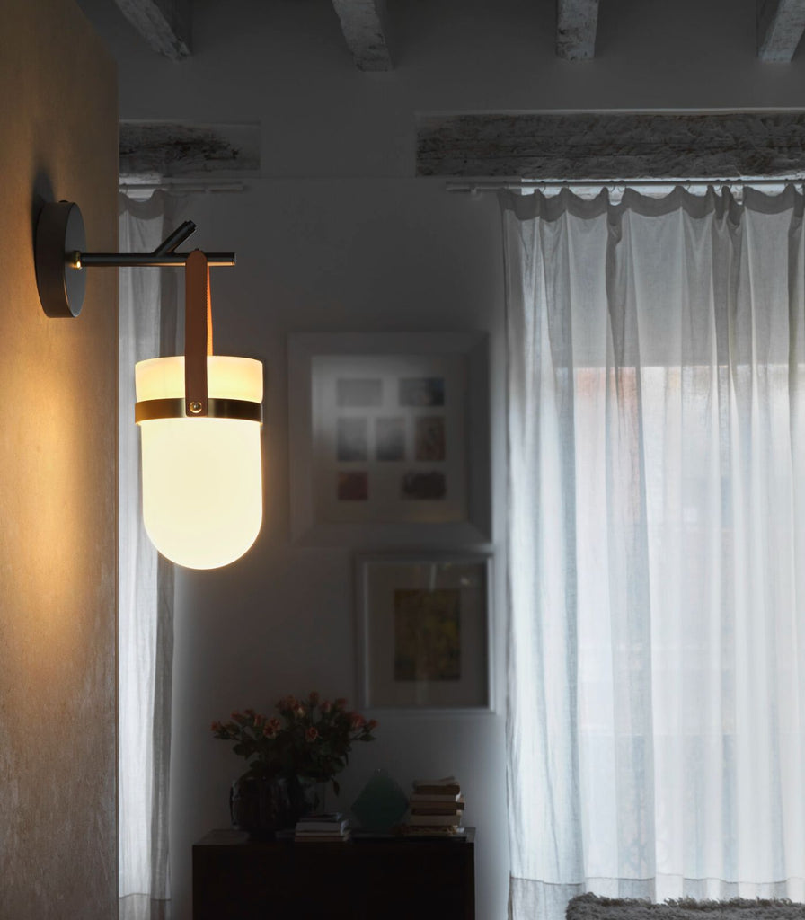 Aromas Almon Wall Light featured in room