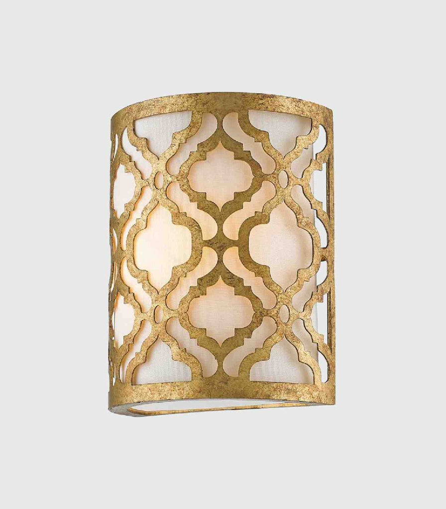 Elstead Arabella Wall Light in Cream/Distressed Gold