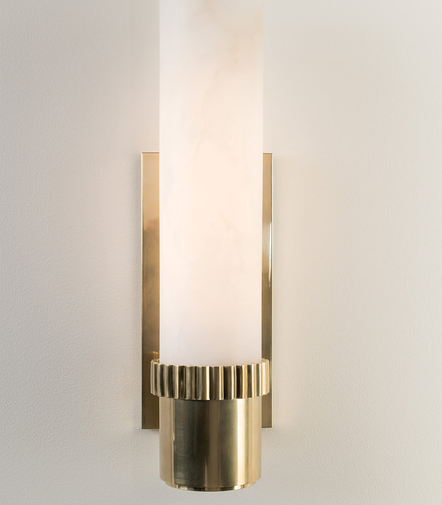 Hudson Valley Argon Wall Light in Aged Brass 