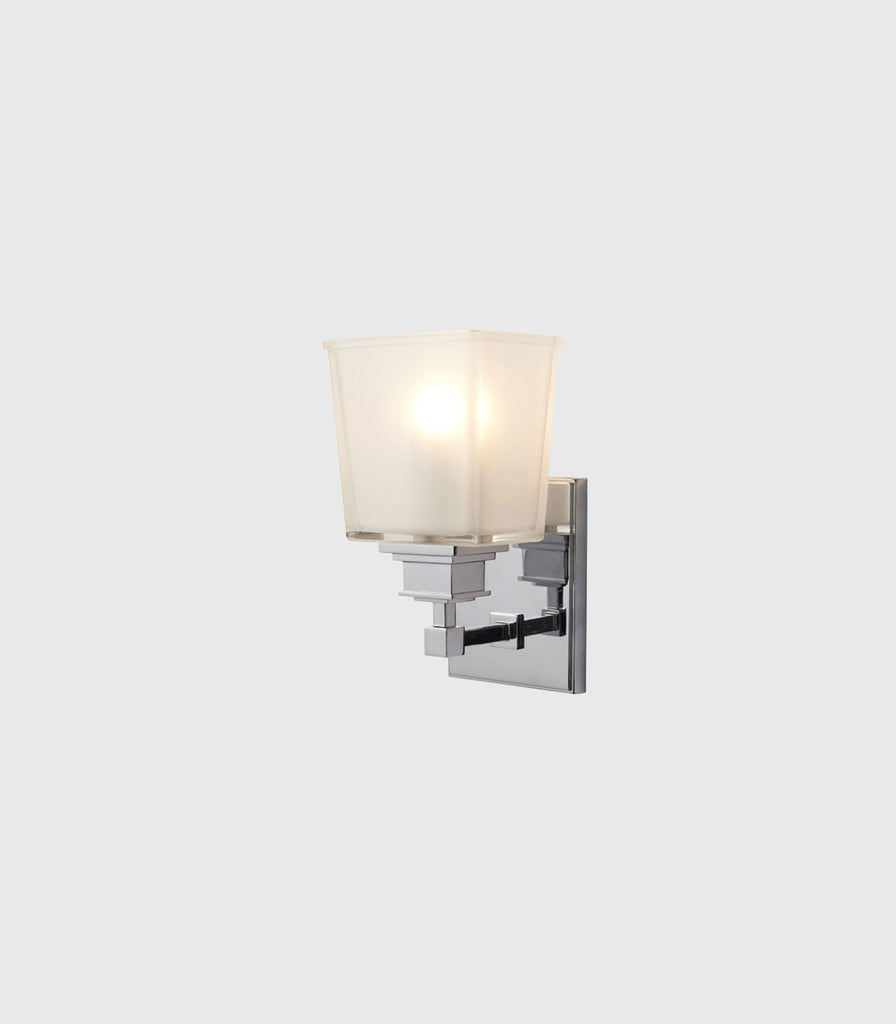 Elstead Aylesbury Bathroom Wall Light in Polished Chrome/Opal glass